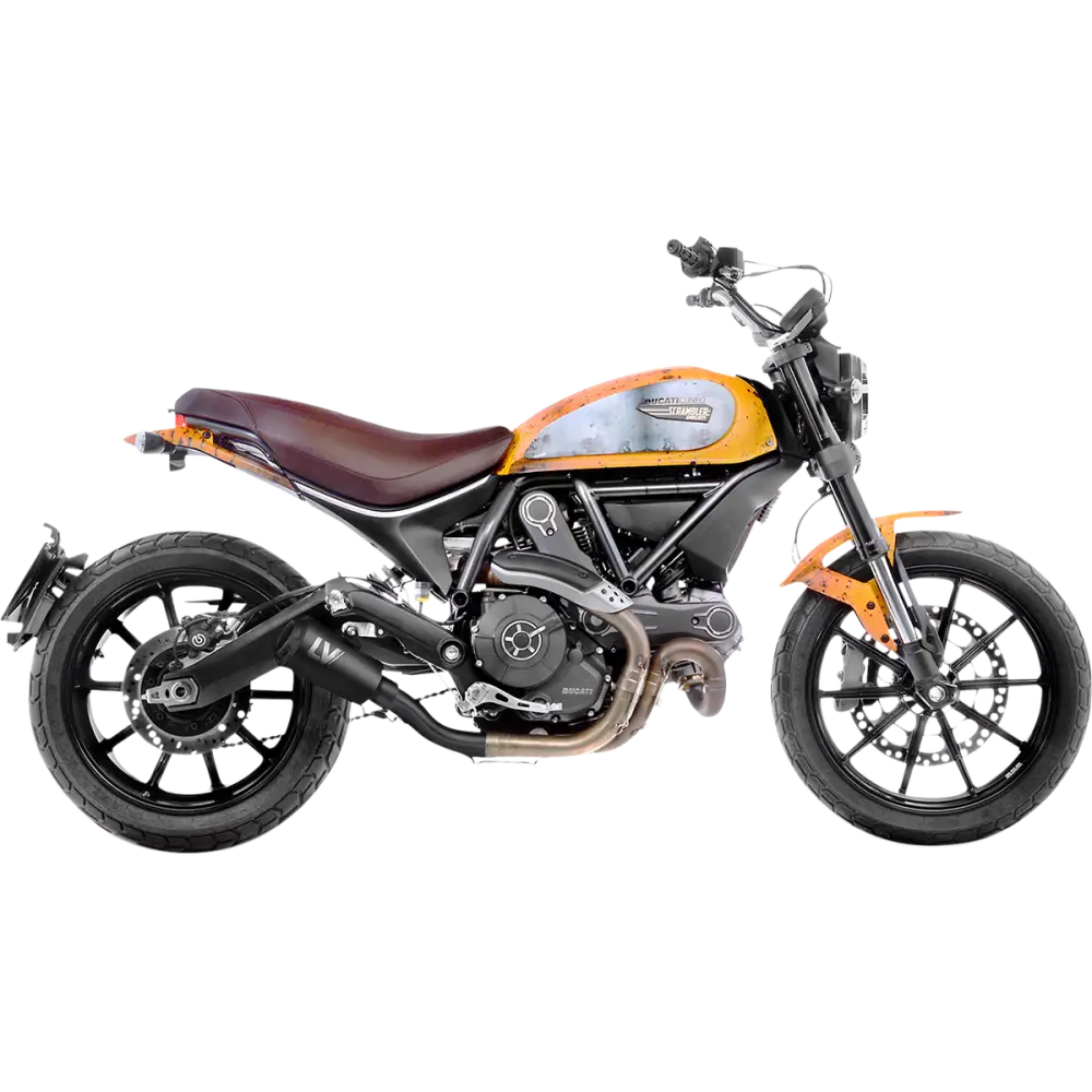 LEOVINCE LV-10 Slip-On Muffler 15206FBU - E X Haust Group