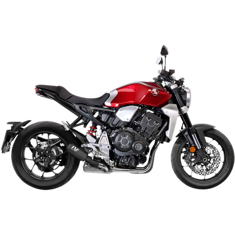 LEOVINCE LV-10 Slip-On Muffler 15222FB - E X Haust Group