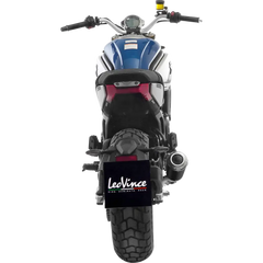 LEOVINCE LV-10 Slip-On Muffler - Black 15256B - E X Haust Group