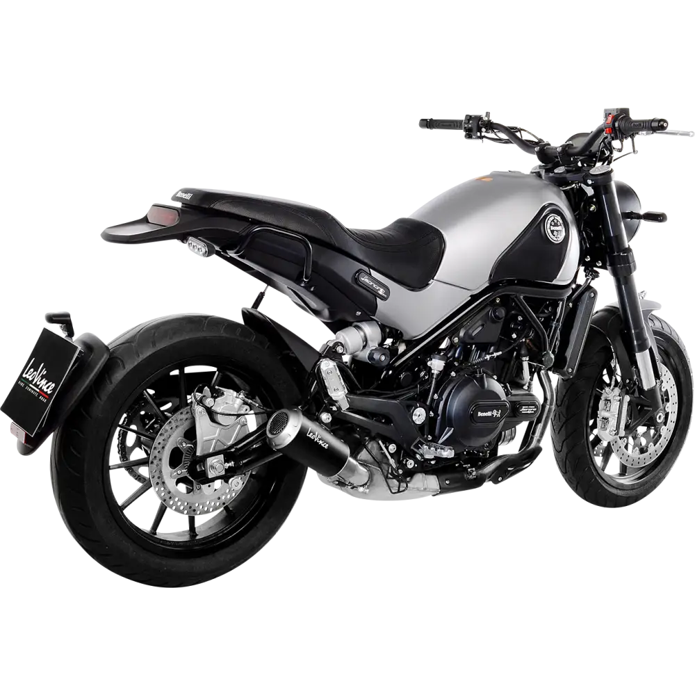 LEOVINCE LV-10 Slip-On Muffler - Black Edition 15226B - E X Haust Group