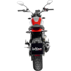 LEOVINCE LV-10 Slip-On Muffler - Black - Stainless Steel 15266B - E X Haust Group