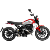 LEOVINCE LV-10 Slip-On Muffler - Black - Stainless Steel 15266B - E X Haust Group