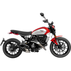 LEOVINCE LV-10 Slip-On Muffler - Black - Stainless Steel 15266B - E X Haust Group