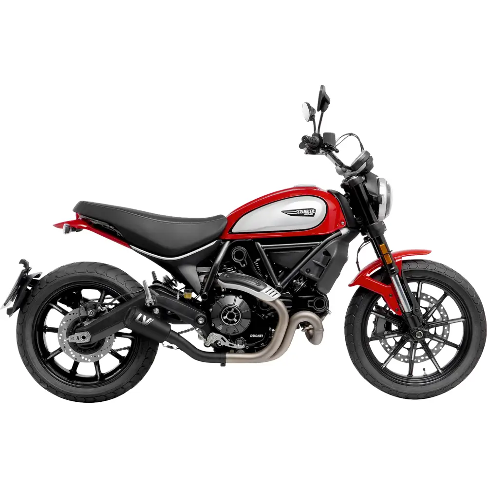 LEOVINCE LV-10 Slip-On Muffler - Full Black 15250FBU - E X Haust Group