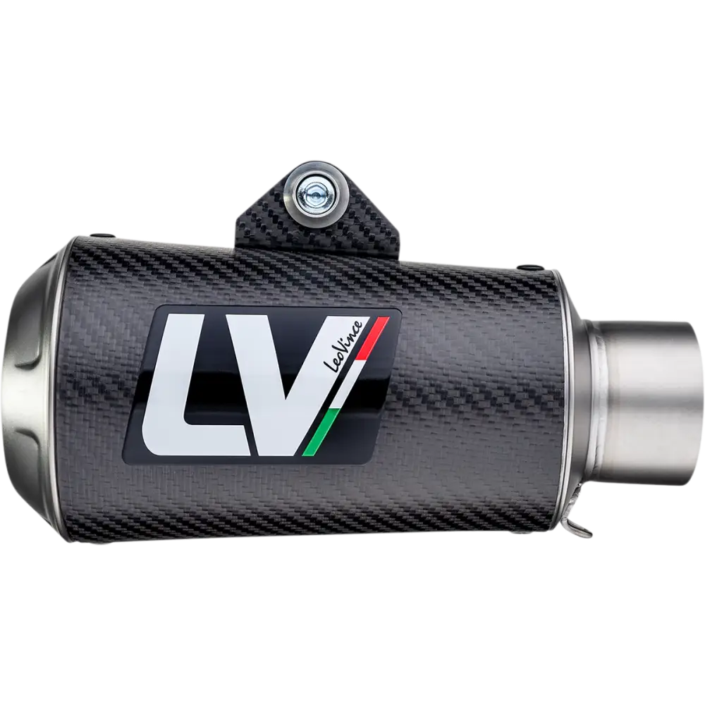 LEOVINCE LV-10 Slip-On Muffler - Left 9791U - E X Haust Group