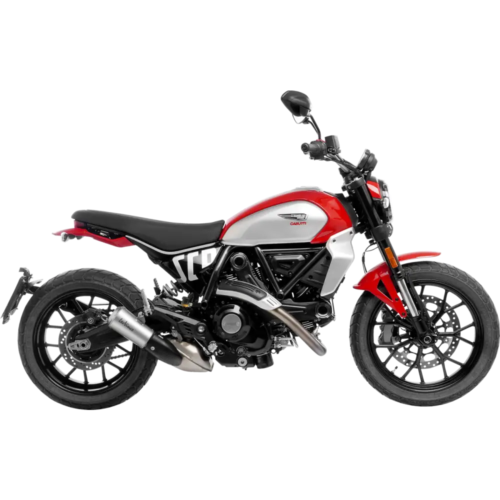 LEOVINCE LV-10 Slip-On Muffler - Matte - Stainless Steel 15266 - E X Haust Group