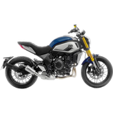 LEOVINCE LV-10 Slip-On Muffler - Silver 15256 - E X Haust Group