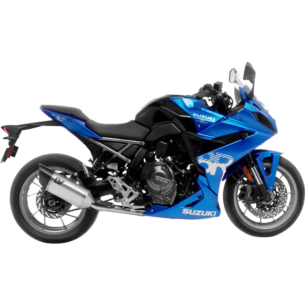 LEOVINCE LV-14 R Exhaust System - 2-into-1 - Stainless Steel - GSX-8RS 15606U