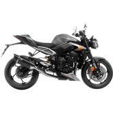 LEOVINCE LV-14 R Exhaust System - 3-into-1 - Black - Street Triple 766 R/RS 15608BU