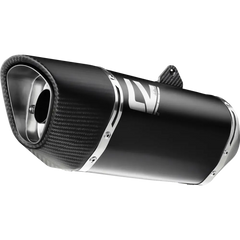 LEOVINCE LV-14 R Slip-On Muffler - Black Edition - Z/Ninja 400/500 15607BU