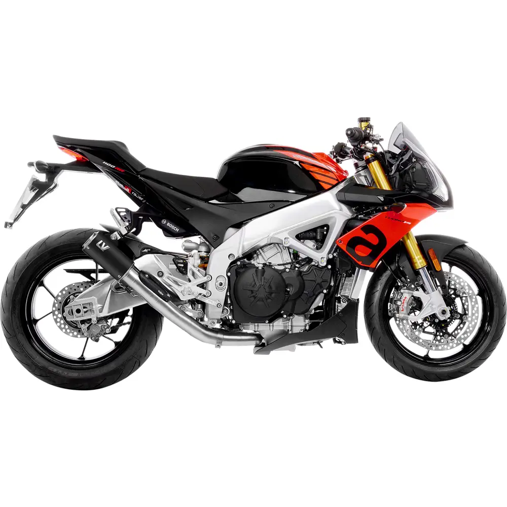 LEOVINCE LV Corsa Muffler - Black Edition 15401BU - E X Haust Group