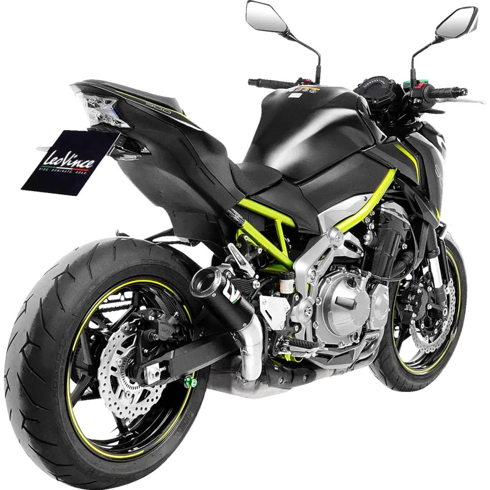 LEOVINCE LV Corsa Muffler - Carbon Fiber 15402CU - E X Haust Group