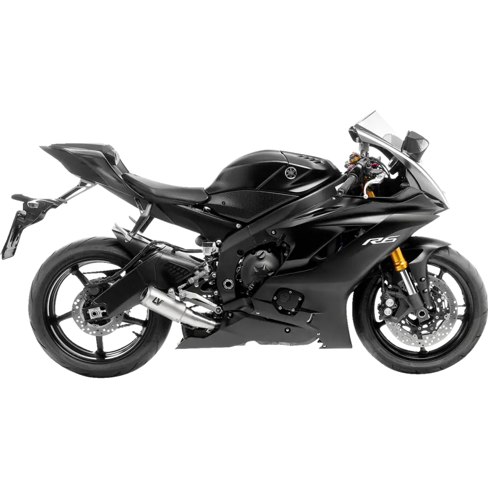 LEOVINCE LV Corsa Muffler - Titanium 15403TU - E X Haust Group