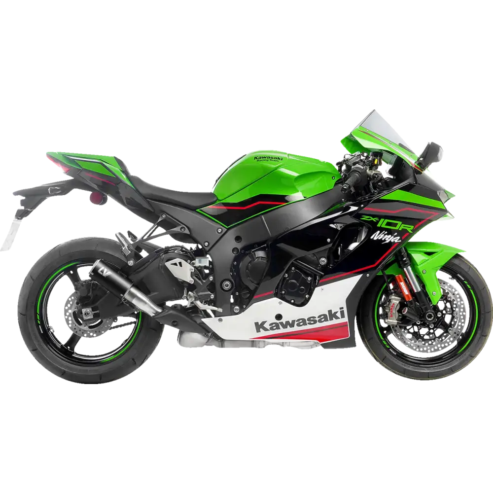 LEOVINCE LV Corsa Slip-On Muffler - Black 15406BU - E X Haust Group