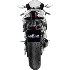 LEOVINCE LV Corsa Slip-On Muffler - Black Edition 15408BU - E X Haust Group