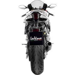 LEOVINCE LV Corsa Slip-On Muffler - Carbon Fiber 15408CU - E X Haust Group
