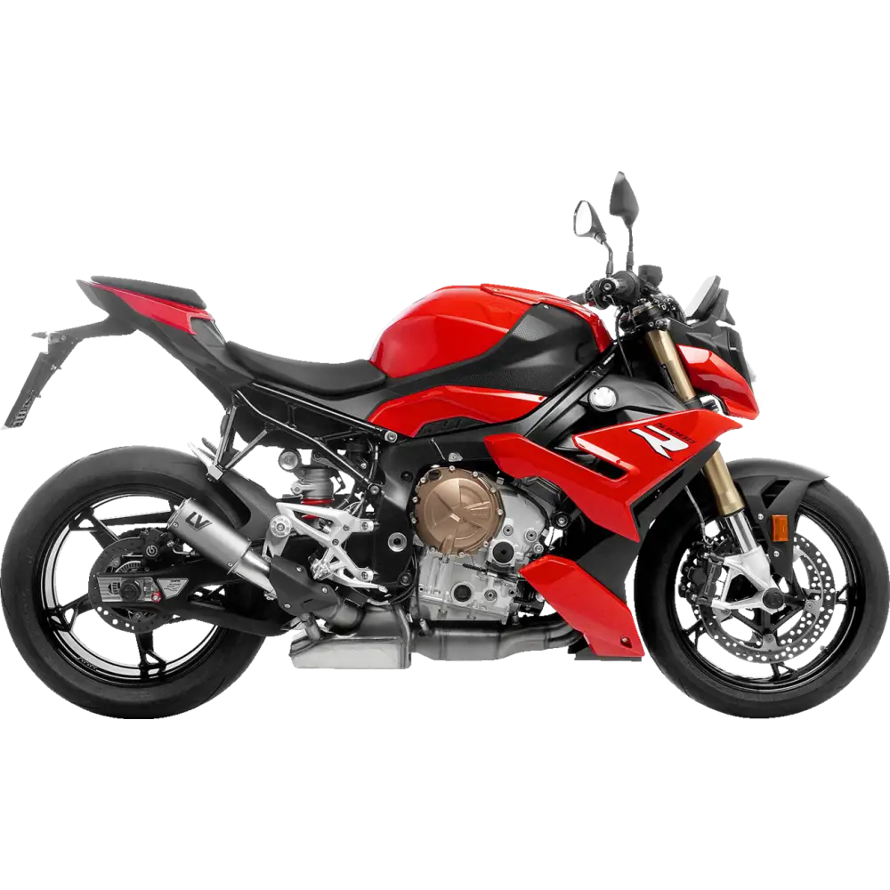 LEOVINCE LV Corsa Slip-On Muffler - Titanium 15407TU - E X Haust Group