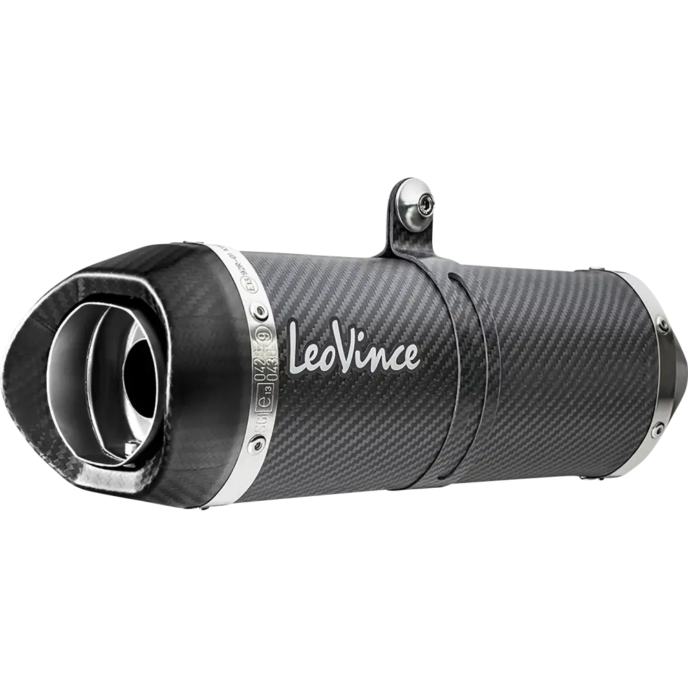 LEOVINCE LV One EVO Exhaust System - Carbon Fiber 14380ENU - E X Haust Group
