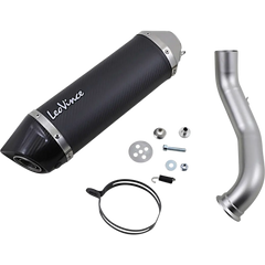 LEOVINCE LV One Evo Muffler - Carbon Fiber 14303E - E X Haust Group