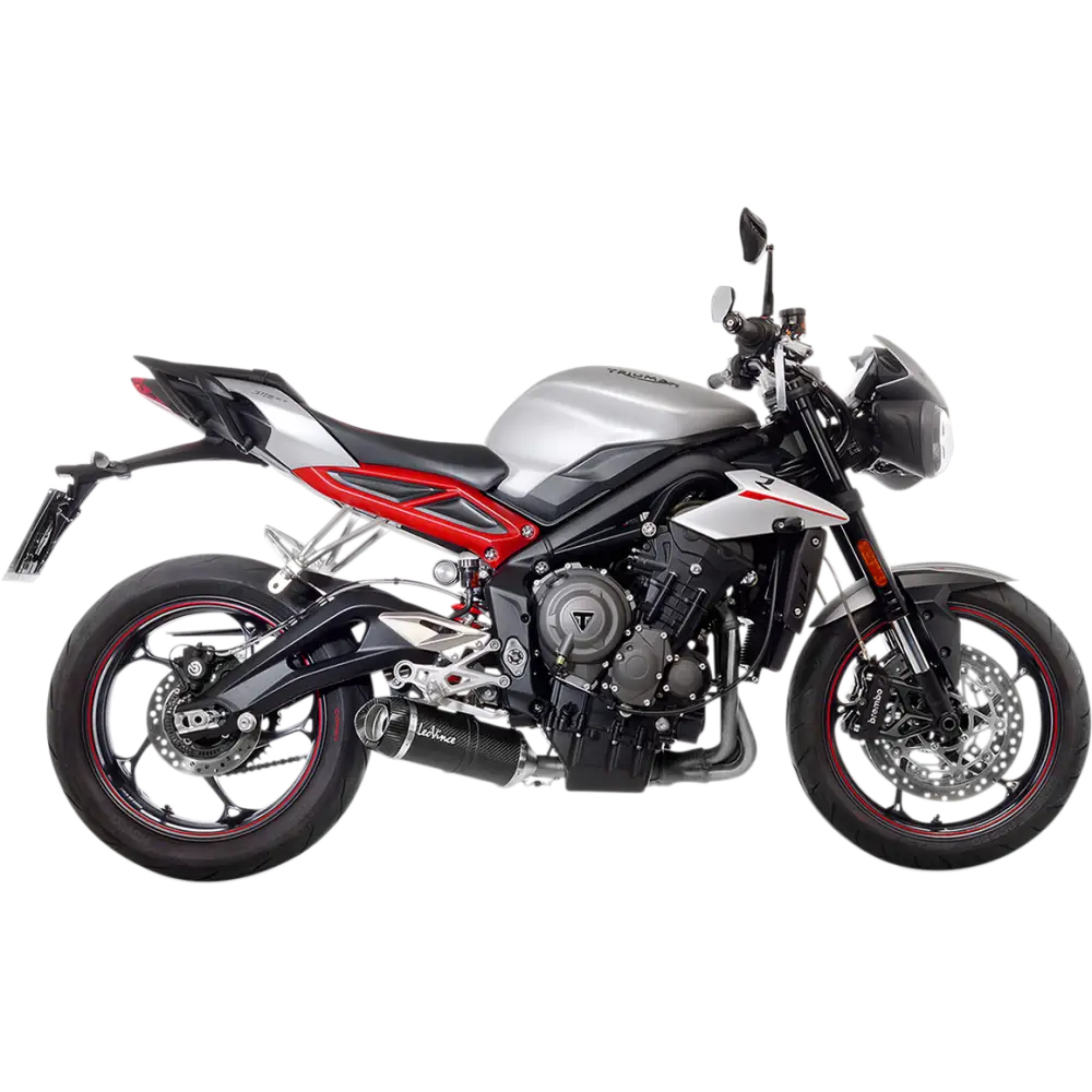 LEOVINCE LV One Evo Muffler - Carbon Fiber - Street Triple 765 14289EU - E X Haust Group