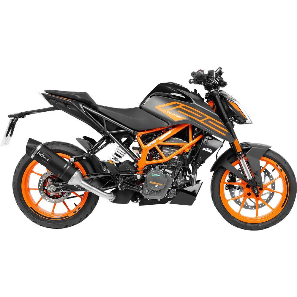 LEOVINCE LV One EVO Slip-On Muffler - Black 14393EBU - E X Haust Group