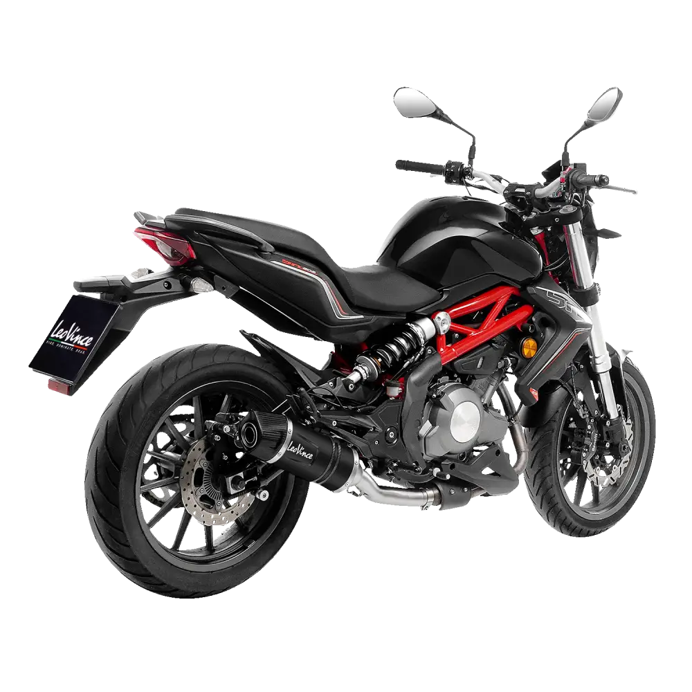 LEOVINCE LV One EVO Slip-On Muffler - Black 14423EBU - E X Haust Group