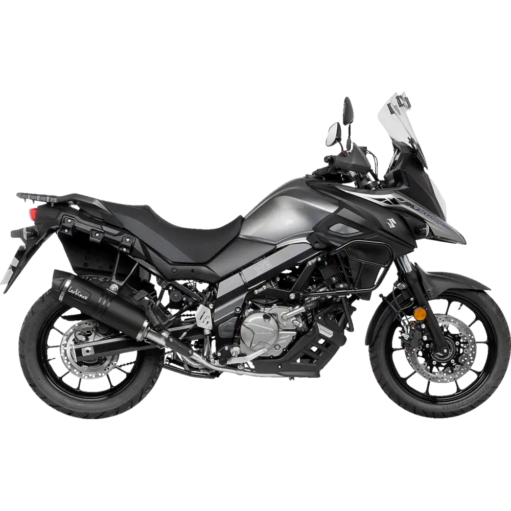 LEOVINCE LV One EVO Slip-On Muffler - Black Edition 14377EB - E X Haust Group