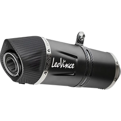 LEOVINCE LV One Evo Slip-On Muffler - Black Edition 14383EBU - E X Haust Group