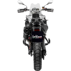 LEOVINCE LV One Evo Slip-On Muffler - Black Edition 14383EBU - E X Haust Group