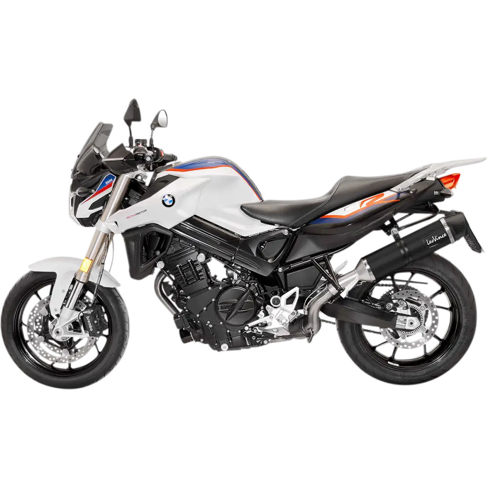 LEOVINCE LV One EVO Slip-On Muffler - BMW 800 - Black 14356EB - E X Haust Group