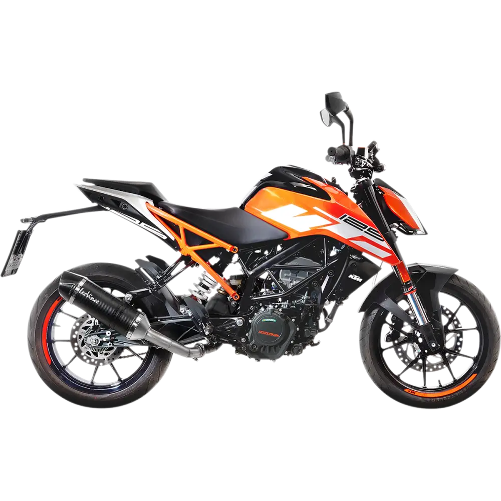 LEOVINCE LV One Evo Slip-On Muffler - Carbon Fiber 14186E - E X Haust Group