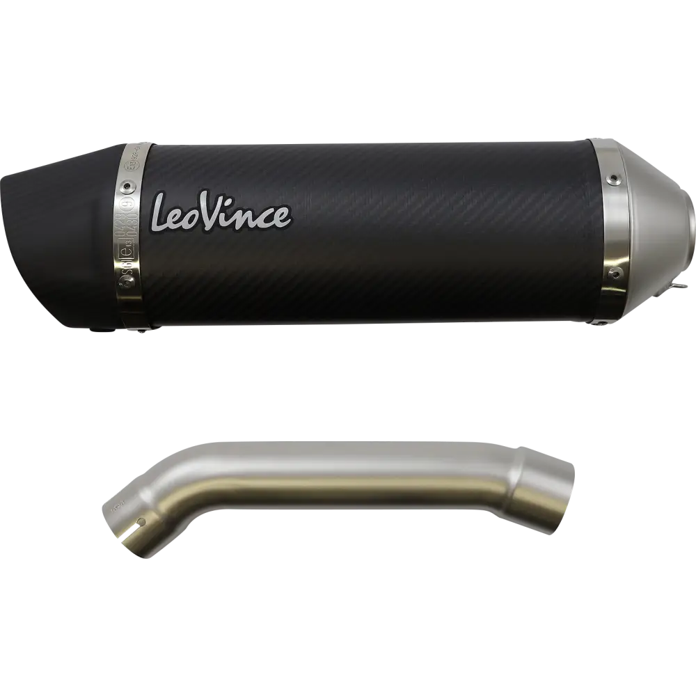 LEOVINCE LV One EVO Slip-On Muffler - Carbon Fiber 14394EU - E X Haust Group