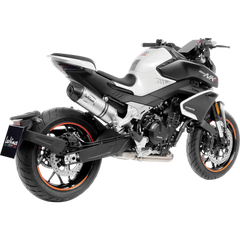 LEOVINCE LV One EVO Slip-On Muffler - Silver 14444EU - E X Haust Group