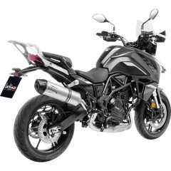 LEOVINCE LV One EVO Slip-On Muffler - Silver - Stainless Steel 14446EU - E X Haust Group