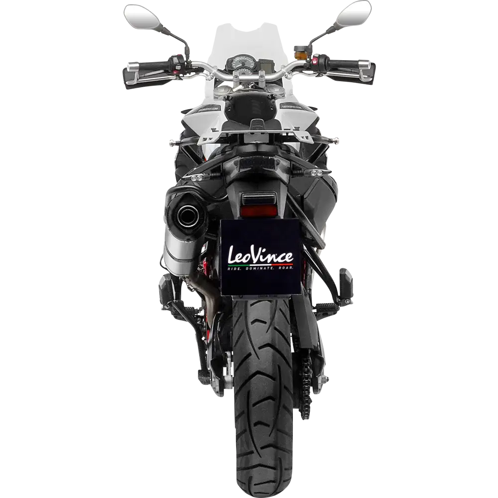 LEOVINCE LV One Evo Slip-On Muffler - Stainless Steel 14383EU - E X Haust Group