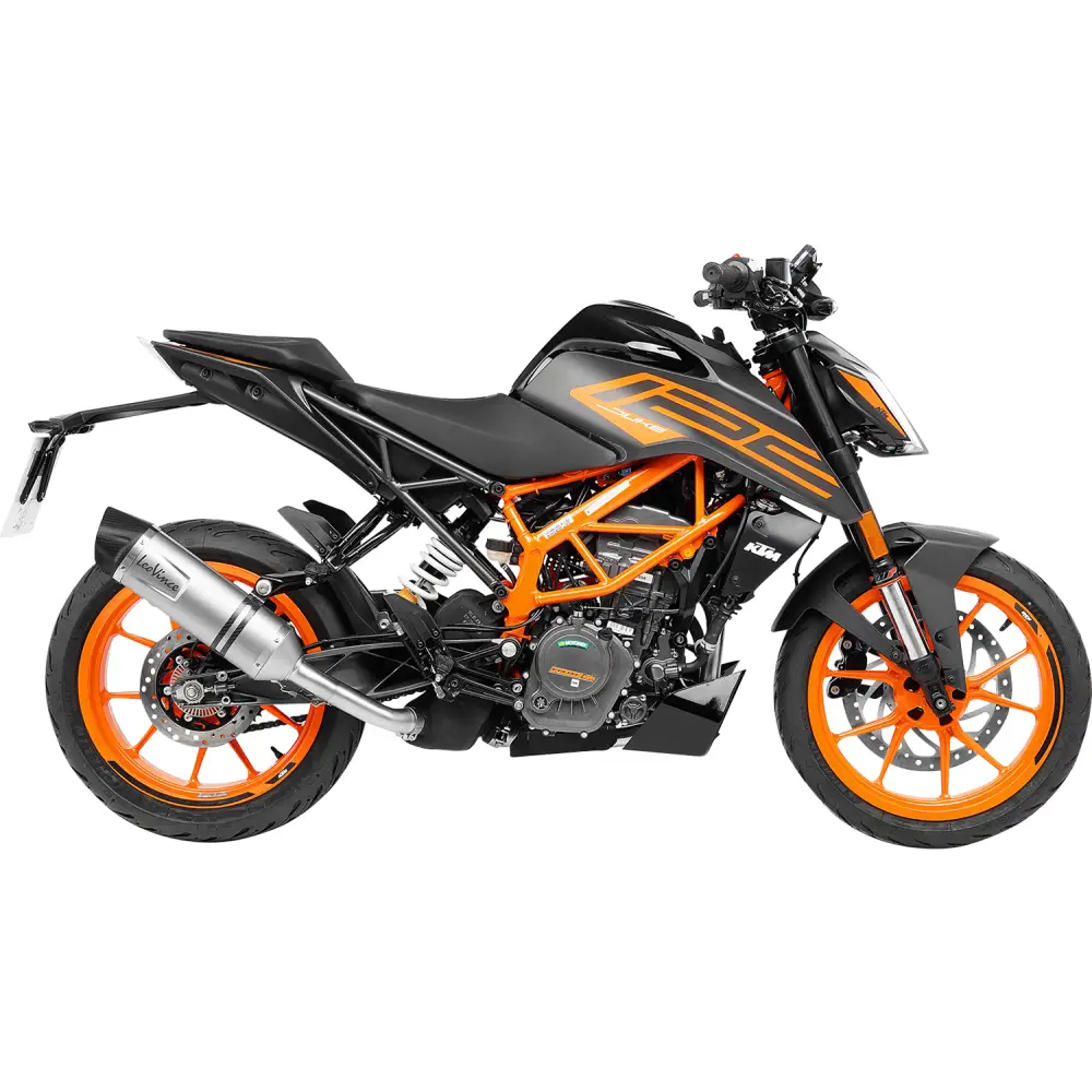 LEOVINCE LV One EVO Slip-On Muffler - Stainless Steel 14393EU - E X Haust Group