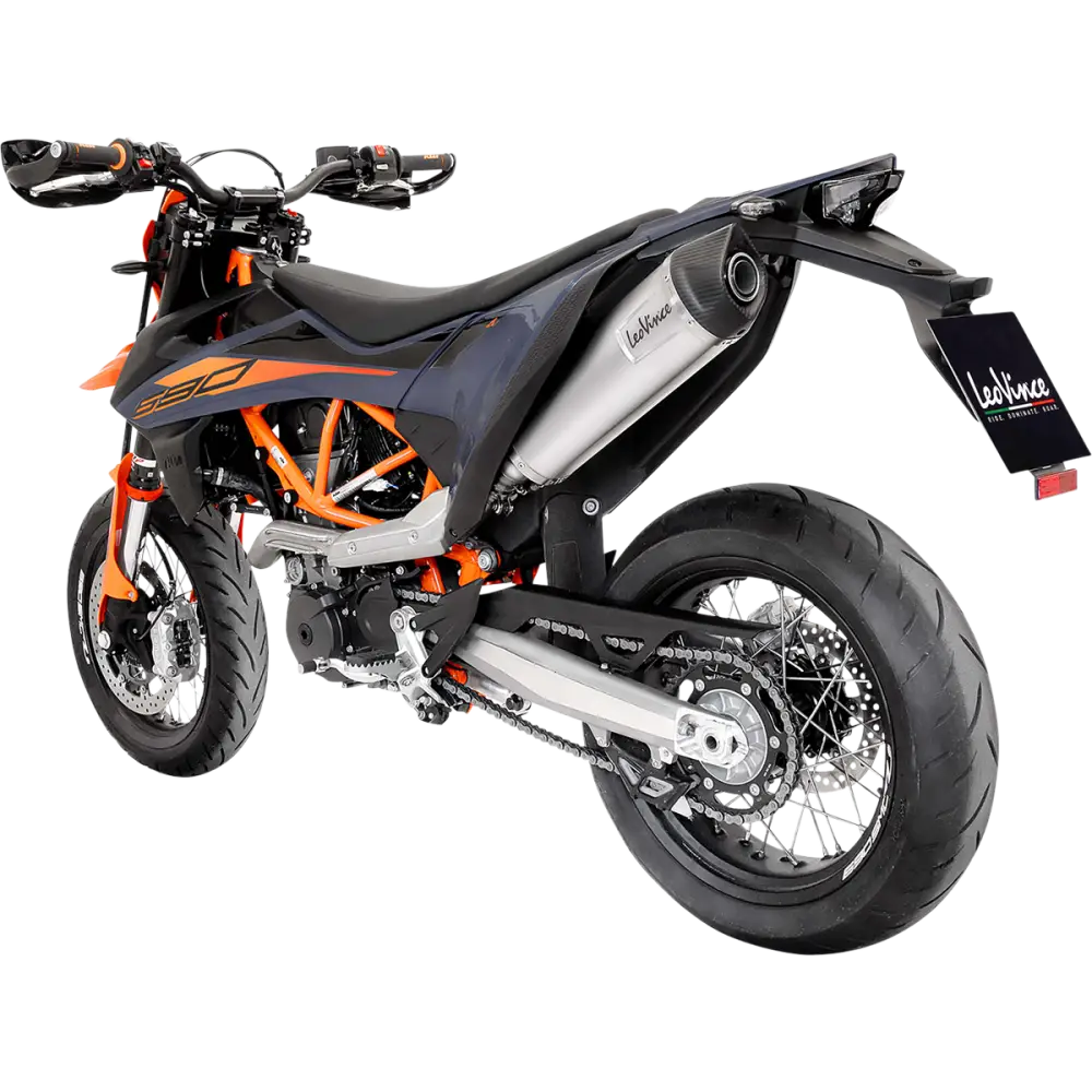 LEOVINCE LV One Muffler - Stainless Steel 14363EU - E X Haust Group