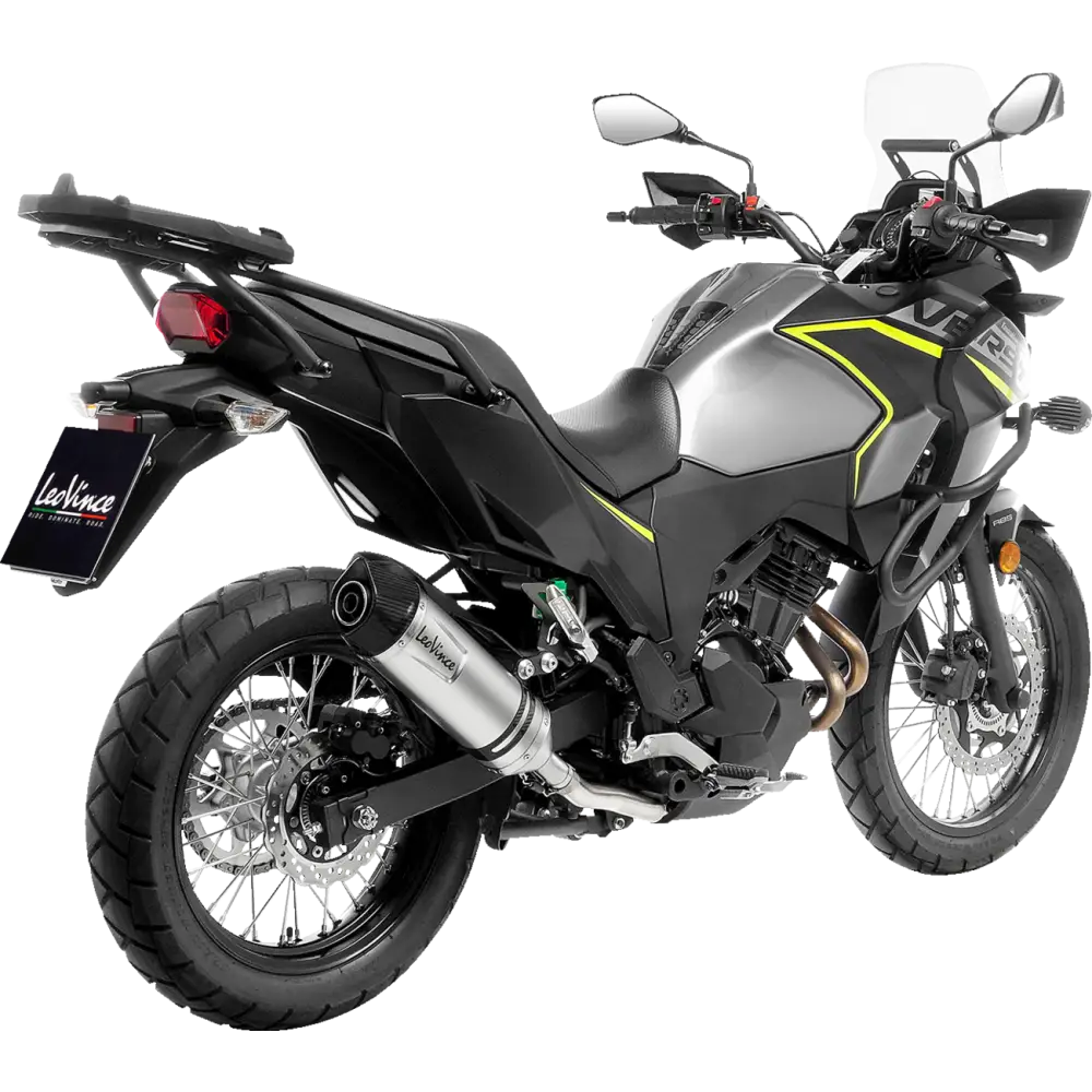 LEOVINCE LV One Slip-On Muffler - Silver 14419EU - E X Haust Group