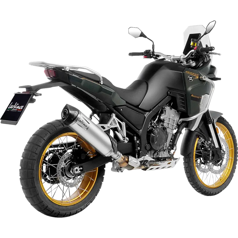 LEOVINCE LV One Slip-On Muffler - Stainless Steel 14451EU - E X Haust Group