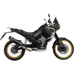 LEOVINCE LV OneSlip-On Muffler - Black Stainless Steel 14451EBU - E X Haust Group