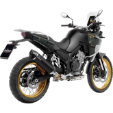 LEOVINCE LV OneSlip-On Muffler - Black Stainless Steel 14451EBU - E X Haust Group