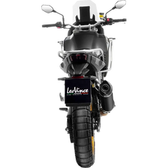 LEOVINCE LV OneSlip-On Muffler - Black Stainless Steel 14451EBU - E X Haust Group