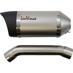 LEOVINCE LV Pro Slip-On Muffler - Stainless Steel 14395EU - E X Haust Group