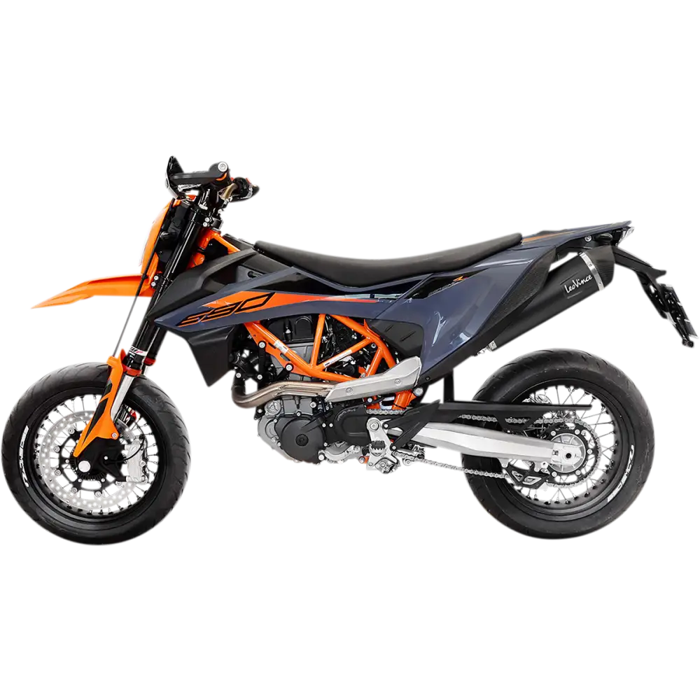 LEOVINCE Nero Slip-On Muffler - Black 14072U - E X Haust Group