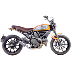 LEOVINCE Stainless Steel LV-10 Muffler for Scrambler 15206U - E X Haust Group