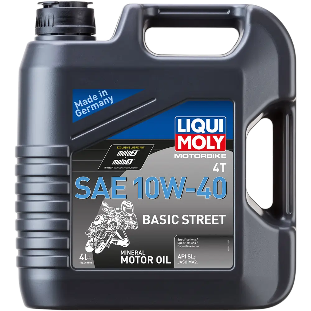 LIQUI MOLY Basic Street 4T Oil - 10W-40 - 4 Liters 20192