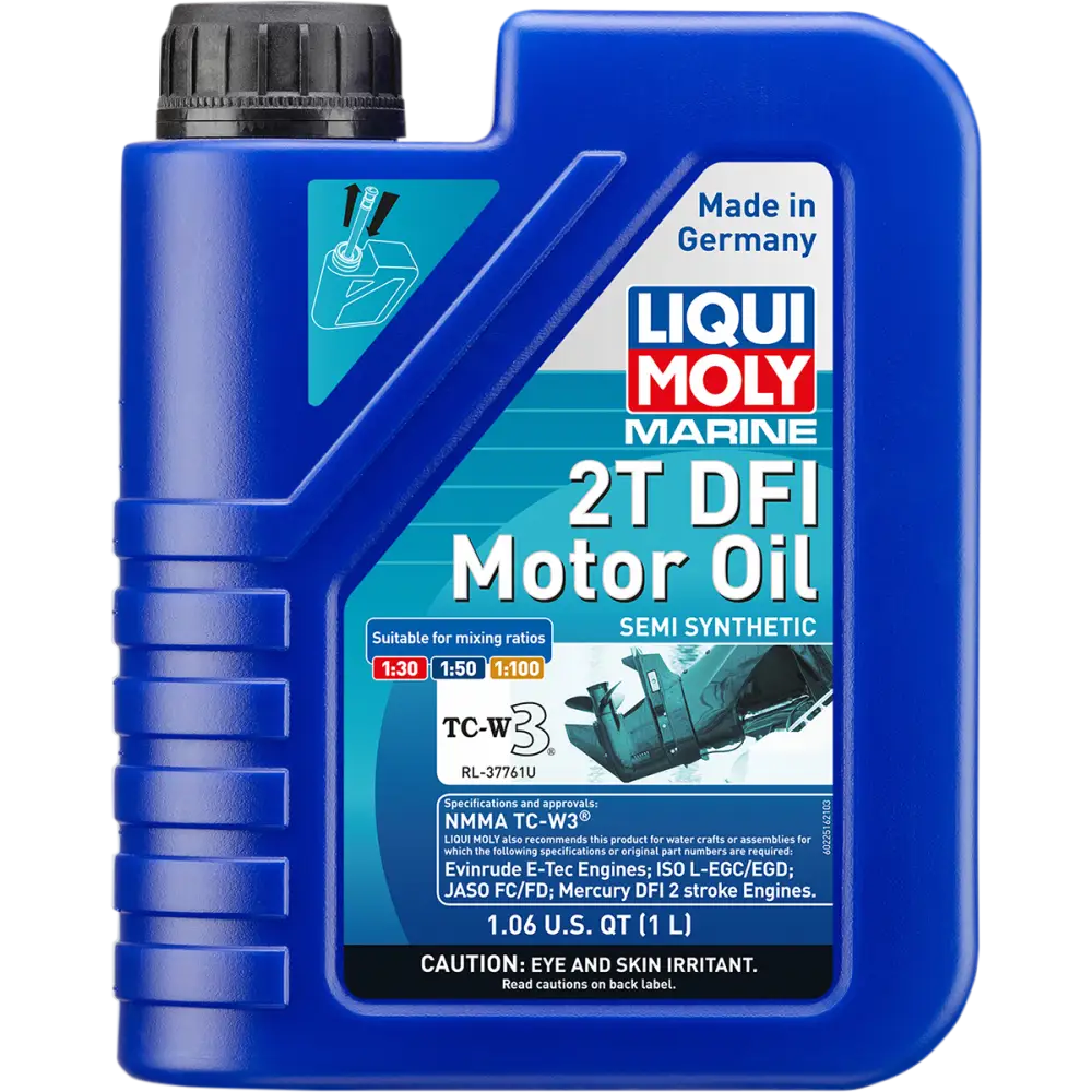 LIQUI MOLY Marine 2T DFI Motor Oil - 1 Liter 22516