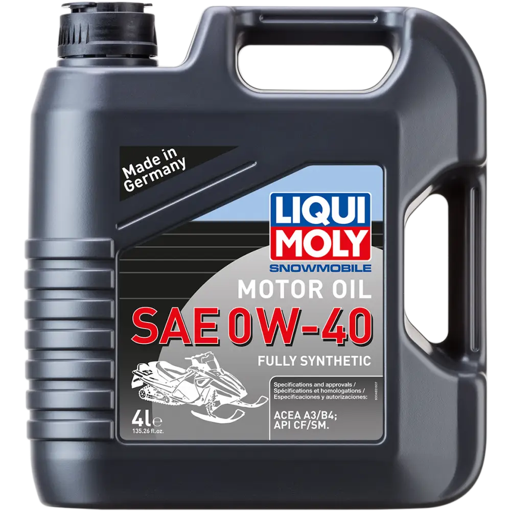 LIQUI MOLY Snowmobile Synthetic Oil - 0W-40 - 4 Liter 20150