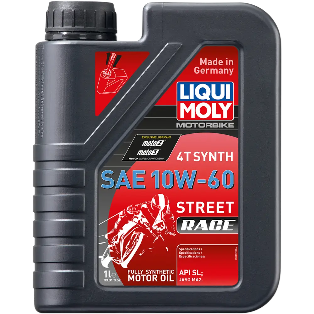 LIQUI MOLY Street Race Synthetic 4T Oil - 10W-60 - 1L 20070