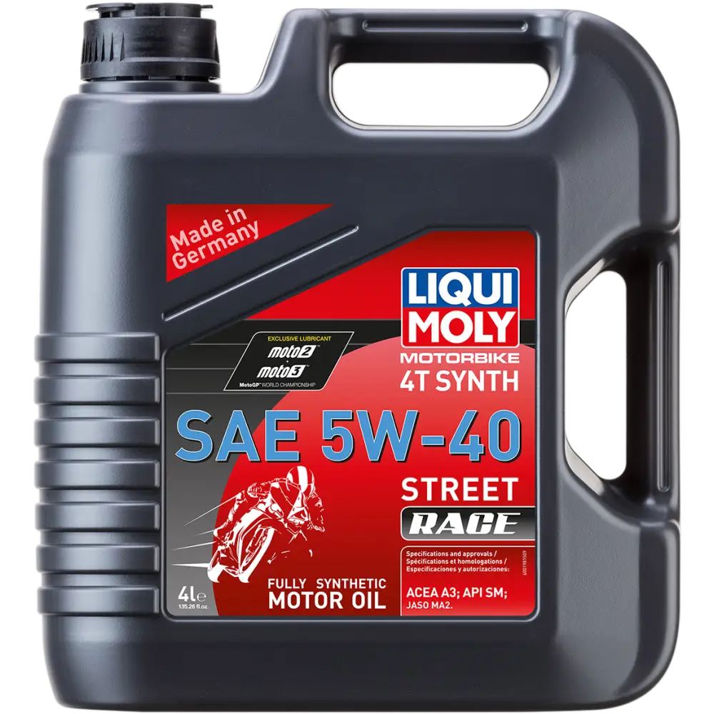 LIQUI MOLY Street Race Synthetic 4T Oil - 5W-40 - 4L 20076